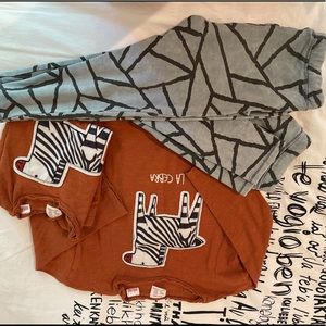 2 set for twins size 2-3 T brand Zara and Tea Colection-